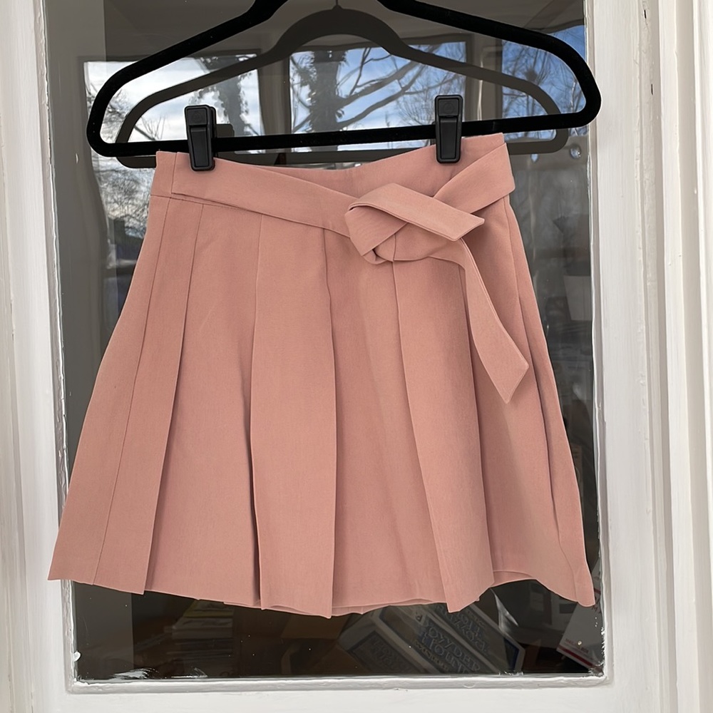 Pink or camel pleated tennis skirt NWT - Picture 2 of 10